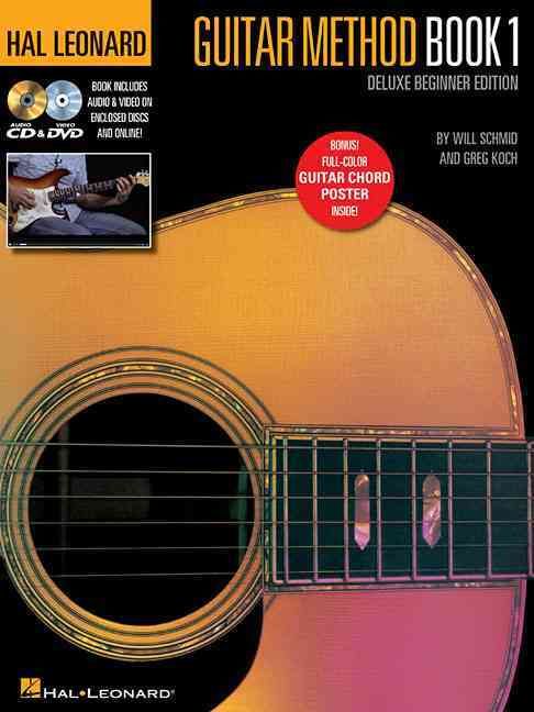 Produktbild: Hal Leonard Guitar Method Book 1 Deluxe Beginner Edition Guitar Lesson Book with Online Audio and Video Learn Acoustic and Electric Guitar Chords Techniques and Songs