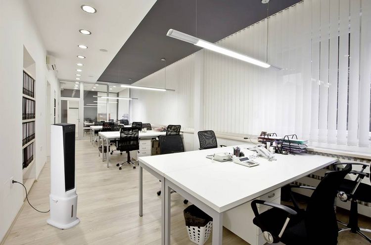 Produktbild: Sygonix Luftk&uuml;hler 90 W (L x B x H) 300 x 325 x 1130 mm Wei&szlig; mit Fernbedienung, Oszillierend, LED-Display, Timer