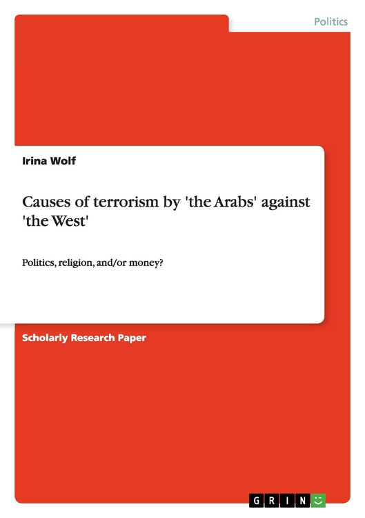 Produktbild: Causes of terrorism by 'the Arabs' against 'the West'
