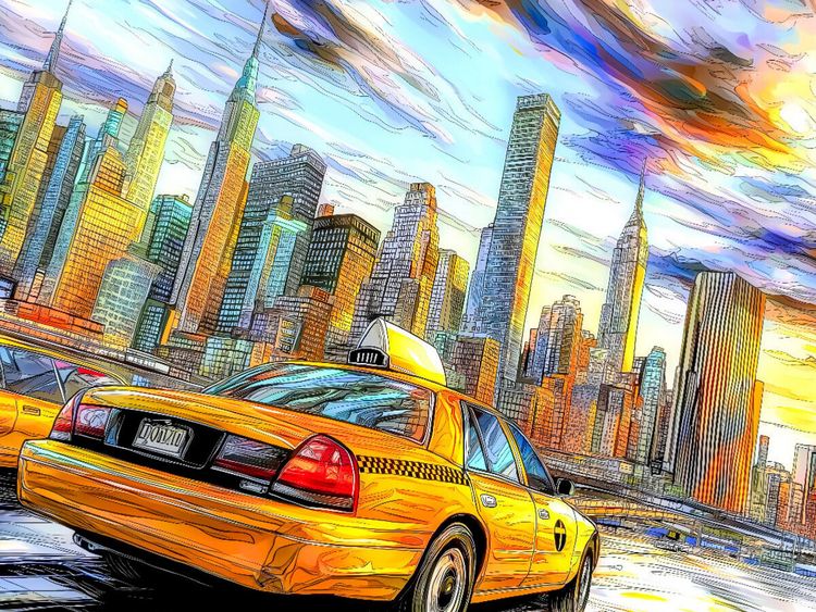 Produktbild: CALVENDO Puzzle New York | 1000 Teile Lege-Gr&ouml;&szlig;e 64x48cm Foto-Puzzle f&uuml;r gl&uuml;ckliche Stunden