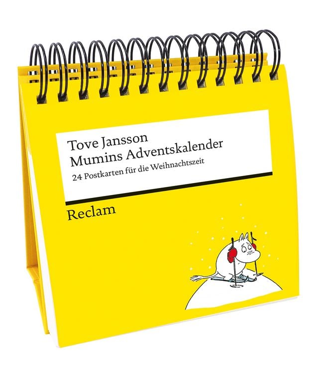 Produktbild: Mumins Adventskalender. 24 Postkarten f&uuml;r die Weihnachtszeit (Advents-Postkartenaufsteller)