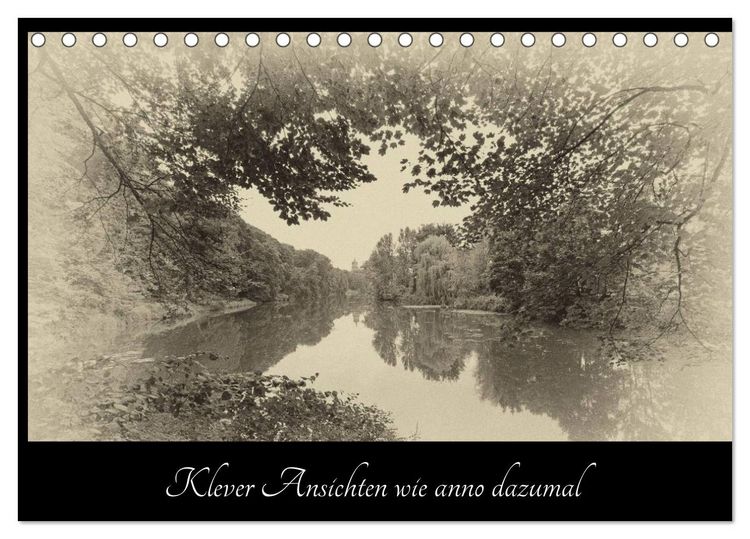 Produktbild: Klever Ansichten wie anno dazumal (Tischkalender 2026 DIN A5 quer), CALVENDO Monatskalender