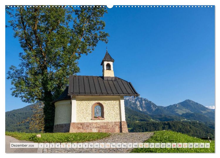 Produktbild: Berchtesgadener Land - Welt der Berge und Seen (Wandkalender 2026 DIN A2 quer), CALVENDO Monatskalender