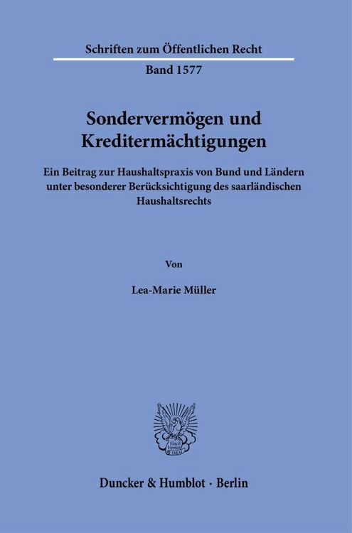 Produktbild: Sonderverm&ouml;gen und Krediterm&auml;chtigungen