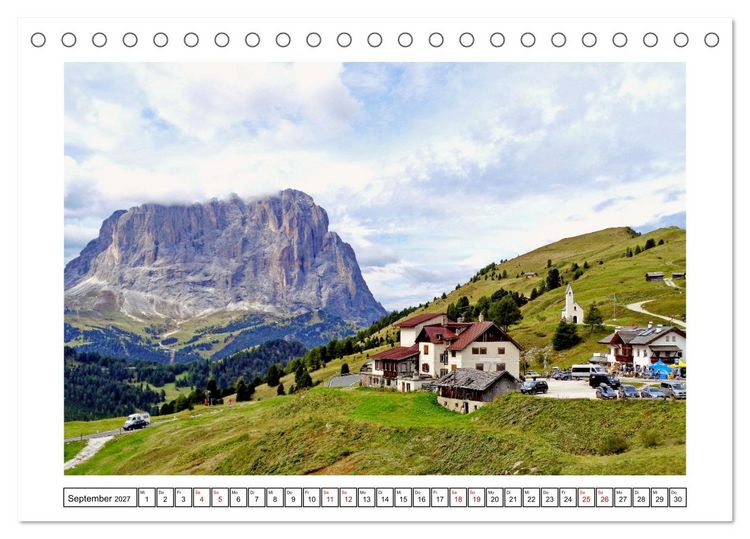 Produktbild: &Uuml;ber dem Gr&ouml;dnertal (Tischkalender 2027 DIN A5 quer), CALVENDO Monatskalender