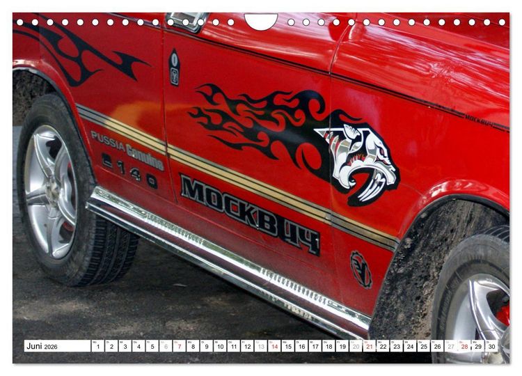 Produktbild: MOSKWITSCH - Auto-Legende der UdSSR (Wandkalender 2026 DIN A4 quer), CALVENDO Monatskalender