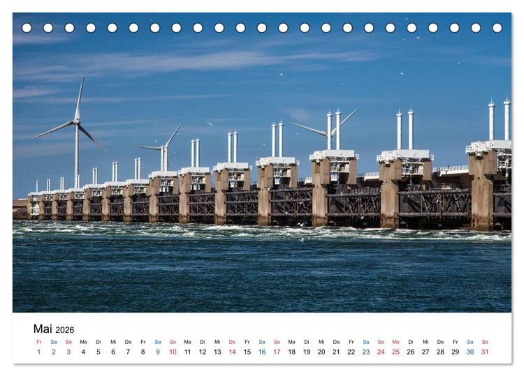 Produktbild: Seeland - Impressionen aus dem S&uuml;dwesten der Niederlande (Tischkalender 2026 DIN A5 quer), CALVENDO Monatskalender