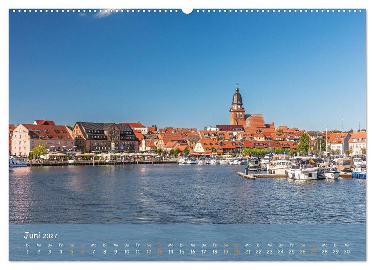 Produktbild: Zwischen See und Himmel - Waren (M&uuml;ritz) im Wandel der Jahreszeiten (Wandkalender 2027 DIN A2 quer), CALVENDO Monatskalender
