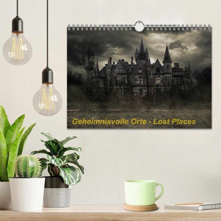 Produktbild: Geheimnisvolle Orte - Lost Places (Wandkalender 2026 DIN A4 quer), CALVENDO Monatskalender