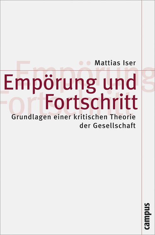Produktbild: Emp&ouml;rung und Fortschritt