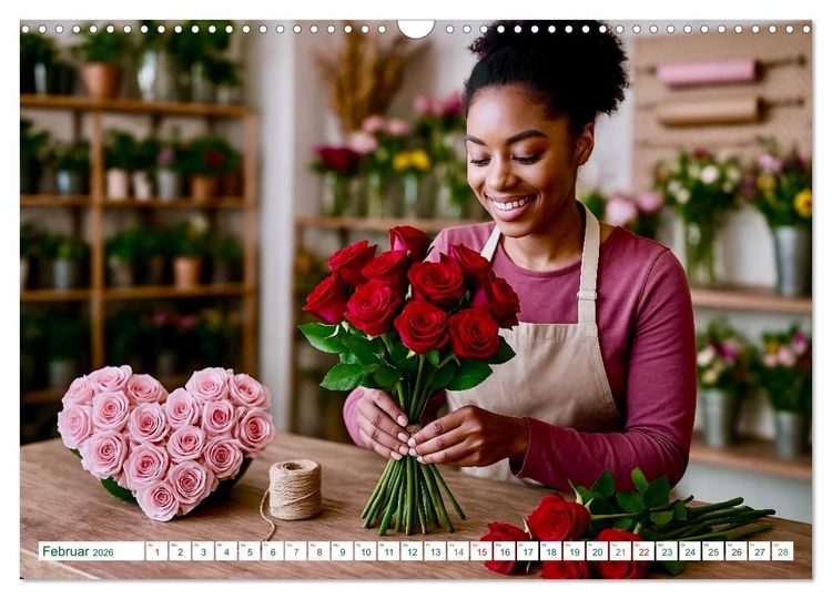 Produktbild: Floristen und ihr Handwerk (Wandkalender 2026 DIN A3 quer), CALVENDO Monatskalender