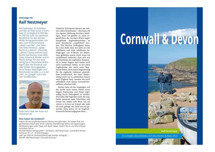 Produktbild: Reisef&uuml;hrer Cornwall