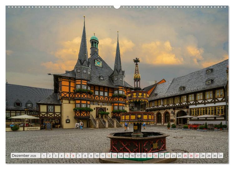 Produktbild: Wernigerode Impressionen (Wandkalender 2026 DIN A2 quer), CALVENDO Monatskalender