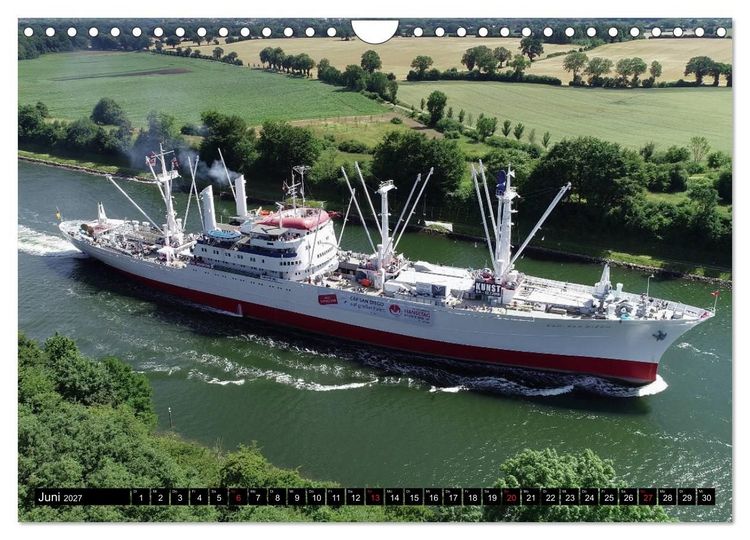 Produktbild: 100 Meter &uuml;ber Grund - Am Nord-Ostsee-Kanal (Wandkalender 2027 DIN A4 quer), CALVENDO Monatskalender
