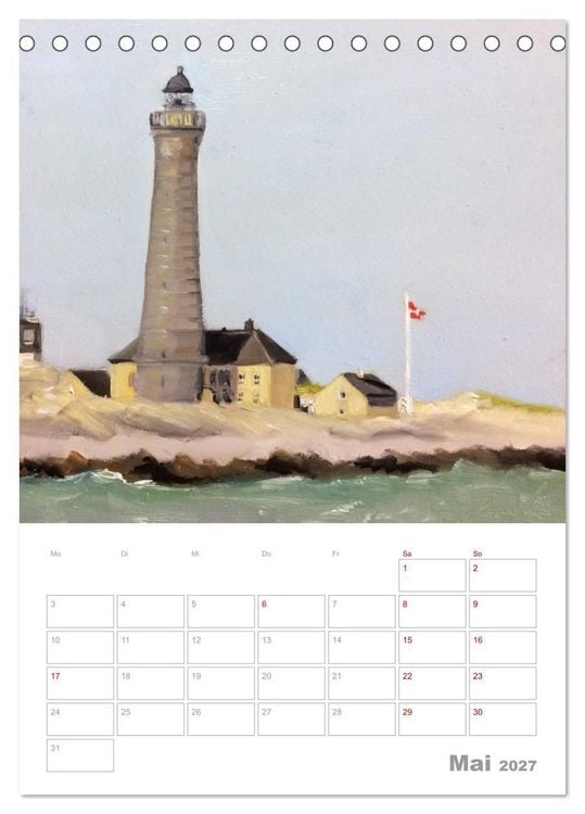 Produktbild: Malerisches Skagen (Tischkalender 2027 DIN A5 hoch), CALVENDO Monatskalender
