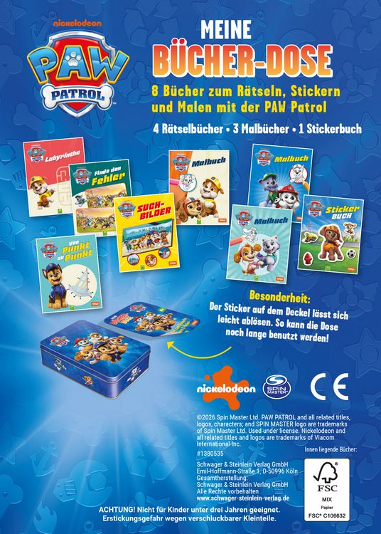 Produktbild: PAW Patrol Meine B&uuml;cher-Dose