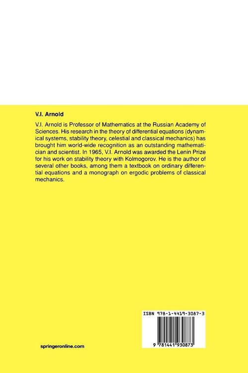 Produktbild: Mathematical Methods of Classical Mechanics