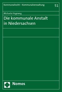 Produktbild: Die kommunale Anstalt in Niedersachsen