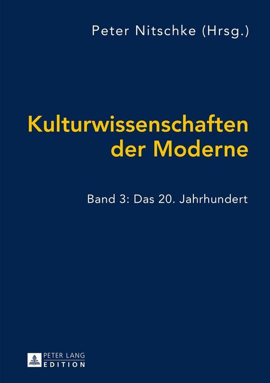 Produktbild: Kulturwissenschaften der Moderne