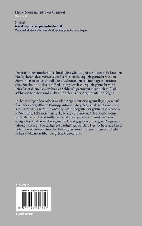 Produktbild: Grundbegriffe der gr&uuml;nen Gentechnik