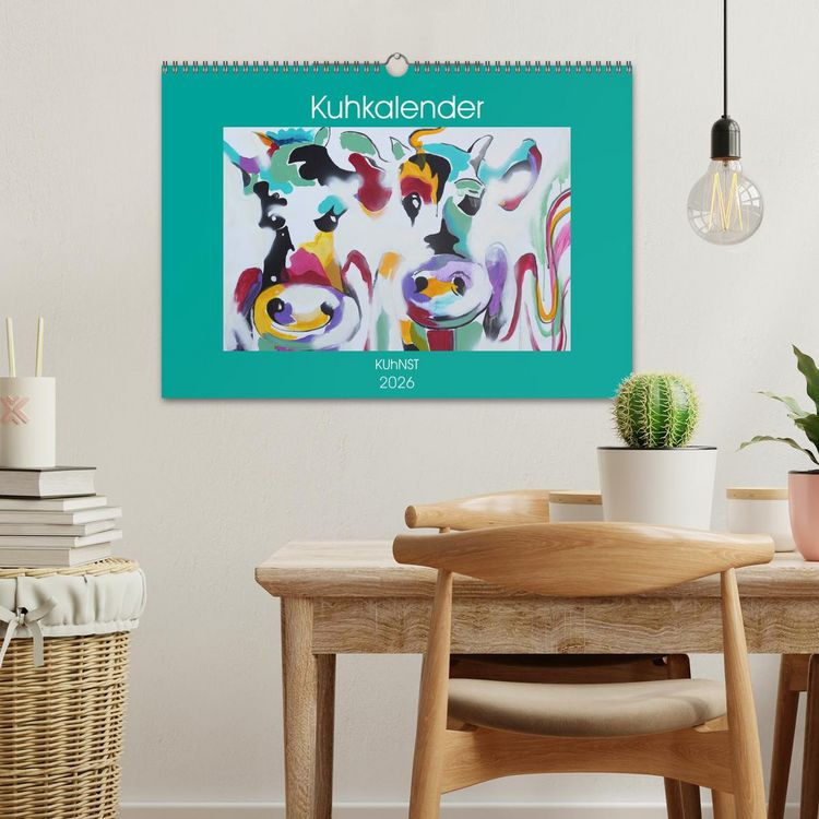 Produktbild: Kuhkalender (Wandkalender 2026 DIN A3 quer), CALVENDO Monatskalender