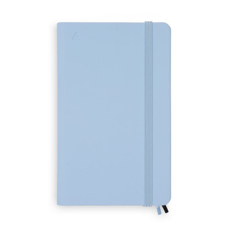 Produktbild: Notizbuch A6 Hardcover French Blue Punktiert, 192 Seiten