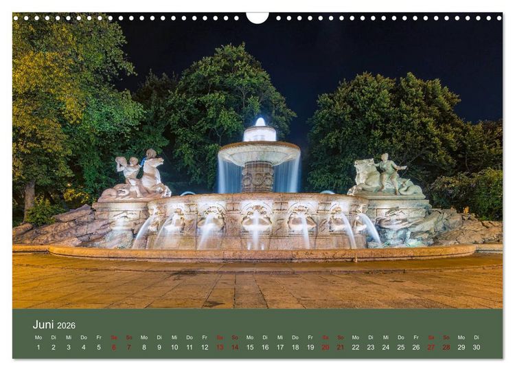 Produktbild: Bezauberndes M&uuml;nchen - Die bayrische Landeshauptstadt und ihr Umland. (Wandkalender 2026 DIN A3 quer), CALVENDO Monatskalender