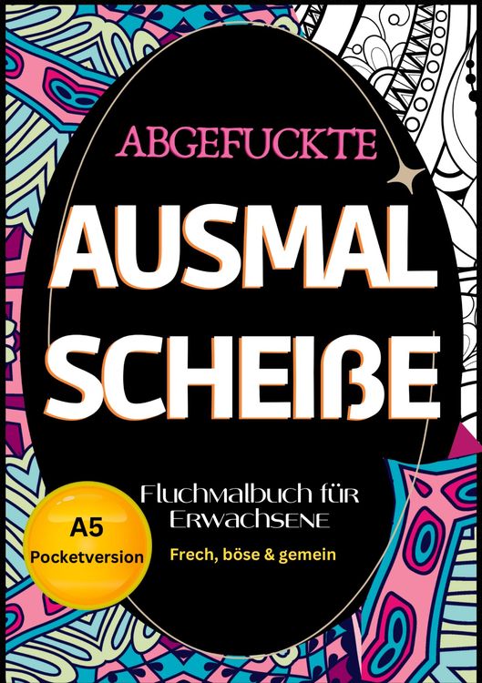 Produktbild: Fluchmalbuch f&uuml;r Erwachsene A5 Pocketversion