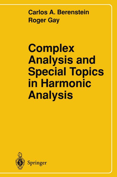 Produktbild: Complex Analysis and Special Topics in Harmonic Analysis