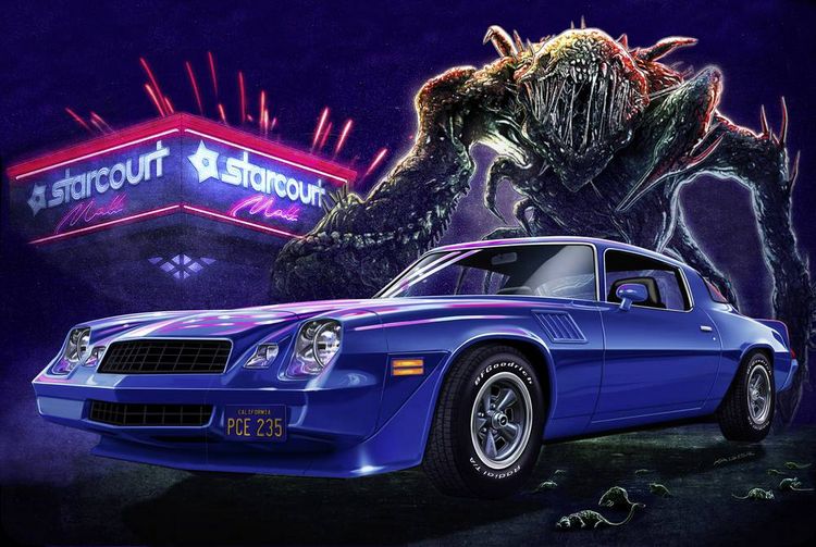 Produktbild: Revell 07728 Stranger Things Billy's Chevy Camaro Z/28 Automodell Bausatz 1:24