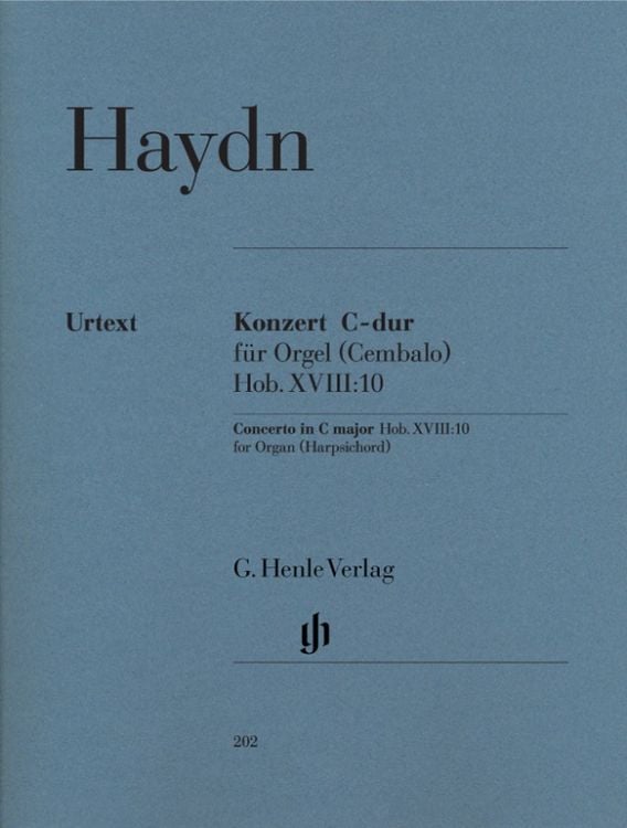 Produktbild: Joseph Haydn - Orgelkonzert C-dur Hob. XVIII:10 (Erstausgabe)