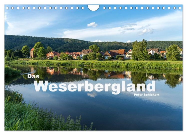 Produktbild: Das Weserbergland (Wandkalender 2026 DIN A4 quer), CALVENDO Monatskalender