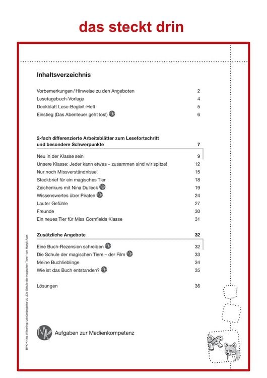 Produktbild: Lekt&uuml;rebegleiter - kompakt und differenziert: Die Schule der magischen Tiere