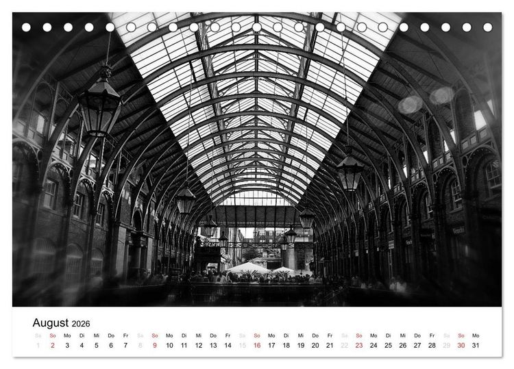 Produktbild: London (Tischkalender 2026 DIN A5 quer), CALVENDO Monatskalender