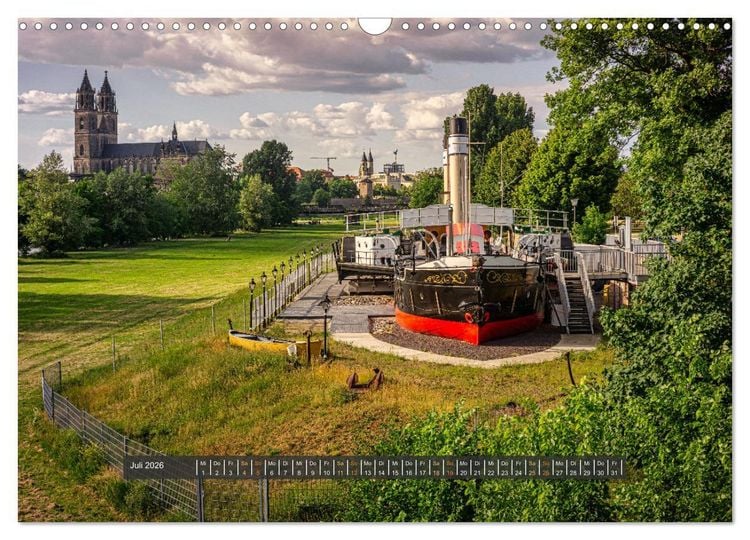 Produktbild: Magdeburg entdecken (Wandkalender 2026 DIN A3 quer), CALVENDO Monatskalender