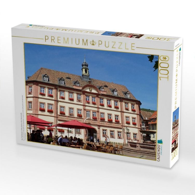 Produktbild: CALVENDO Puzzle Der Marktplatz in Neustadt an der Weinstra&szlig;e | 1000 Teile Lege-Gr&ouml;&szlig;e 64x48cm Foto-Puzzle f&uuml;r gl&uuml;ckliche Stunden