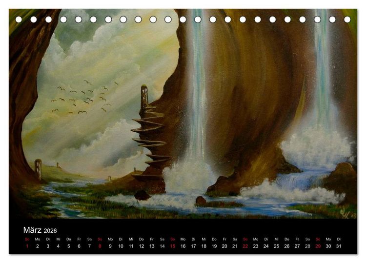 Produktbild: Dimensionen (Tischkalender 2026 DIN A5 quer), CALVENDO Monatskalender