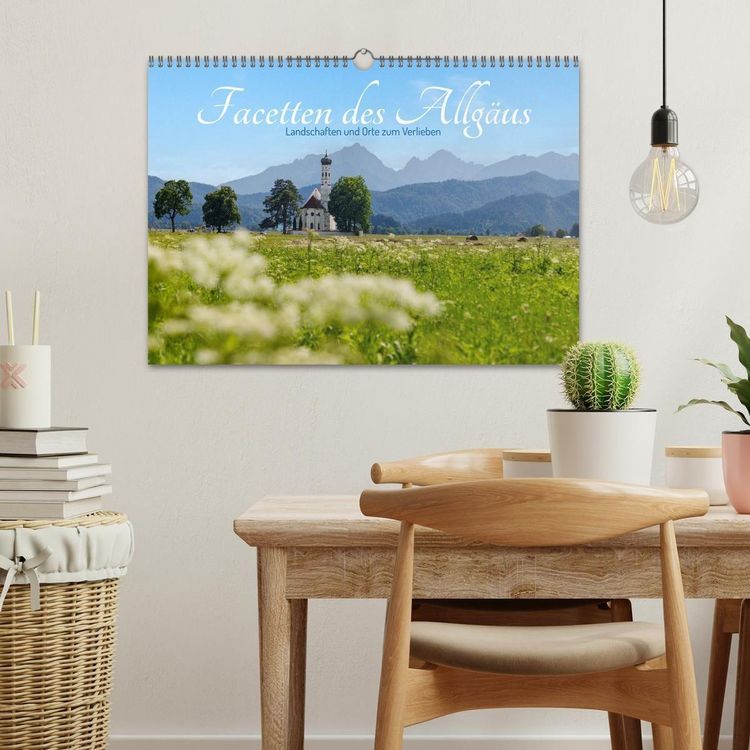 Produktbild: Facetten des Allg&auml;us. Landschaften und Orte zum Verlieben (Wandkalender 2027 DIN A3 quer), CALVENDO Monatskalender