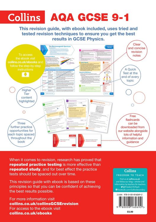 Produktbild: AQA GCSE 9-1 Physics Revision Guide