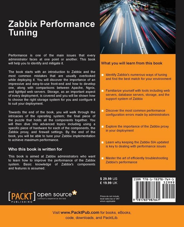 Produktbild: Zabbix Performance Tuning