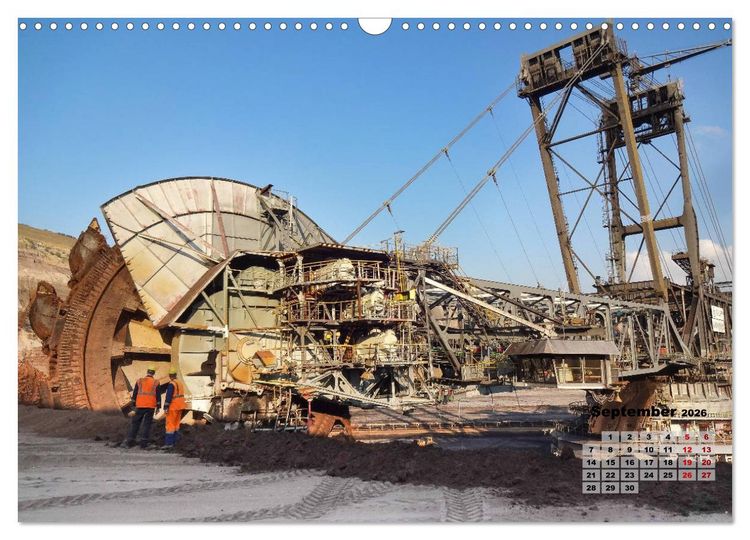 Produktbild: Giganten im Tagebau Garzweiler II (Wandkalender 2026 DIN A3 quer), CALVENDO Monatskalender