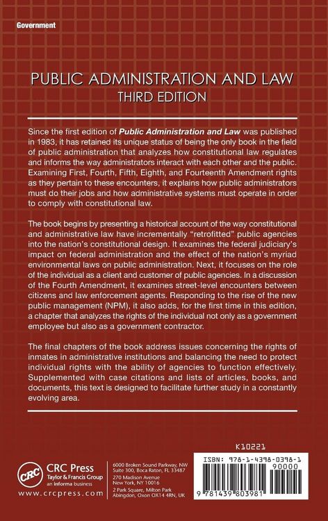 Produktbild: Public Administration and Law