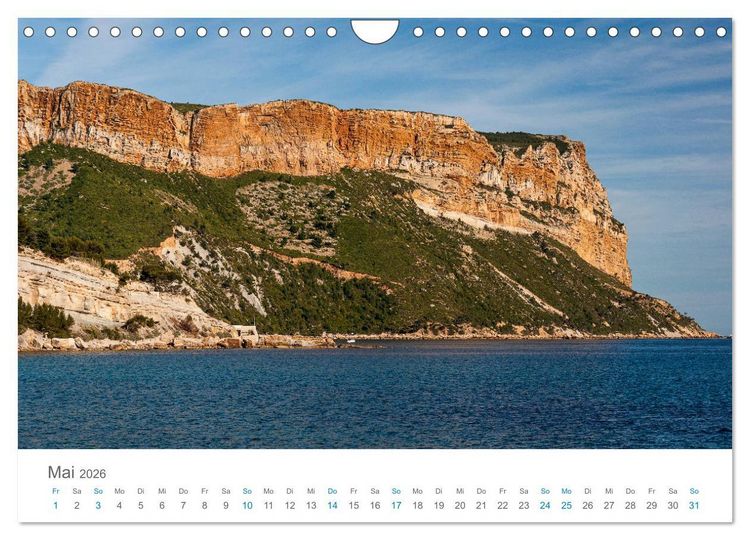 Produktbild: Cassis und die Calanques (Wandkalender 2026 DIN A4 quer), CALVENDO Monatskalender
