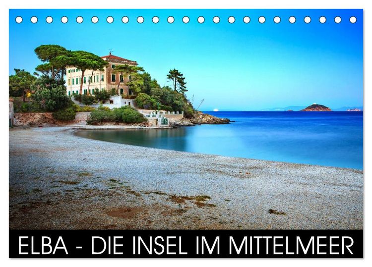 Produktbild: Elba - die Insel im Mittelmeer (Tischkalender 2026 DIN A5 quer), CALVENDO Monatskalender
