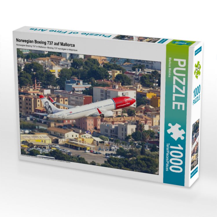 Produktbild: CALVENDO Puzzle Norwegian Boeing 737 auf Mallorca 1000 Teile Lege-Gr&ouml;&szlig;e 640 x 480 cm Foto-Puzzle Bild von Markus Mainka
