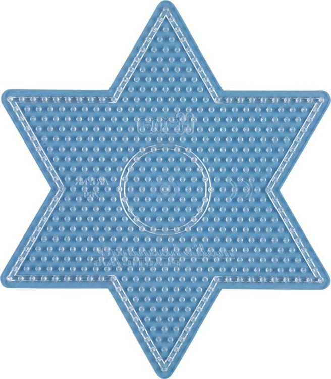 Produktbild: HAMA Stiftplatte gro&szlig;er Stern, transparent