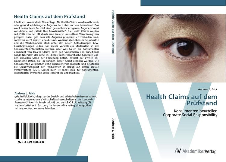 Produktbild: Health Claims auf dem Pr&uuml;fstand