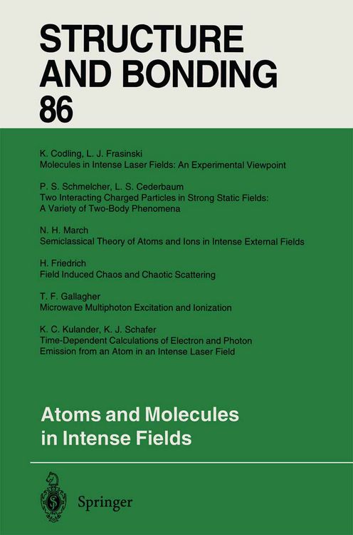Produktbild: Atoms and Molecules in Intense Fields