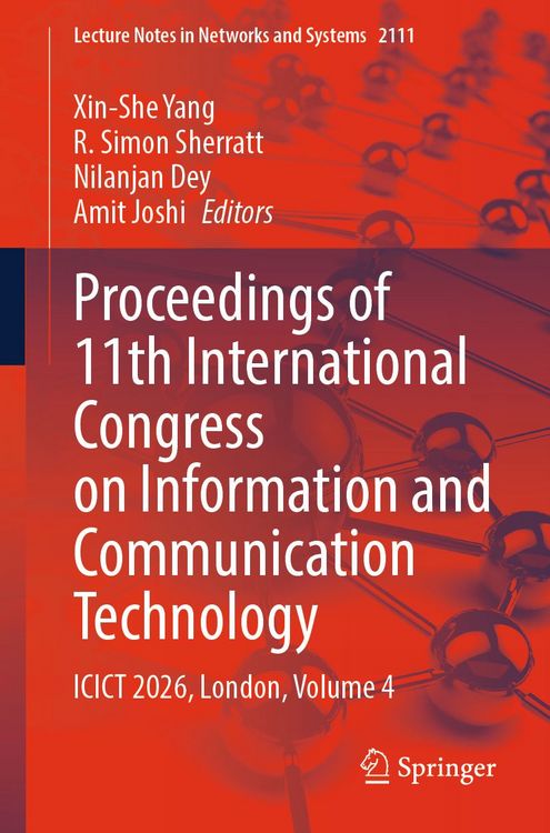 Produktbild: Proceedings of 11th International Congress on Information and Communication Technology