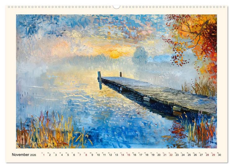 Produktbild: Vincents Jahr (Wandkalender 2026 DIN A2 quer), CALVENDO Monatskalender